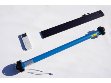 Kit Motore + Telecomando + Pannello Solare - Kit motorizzazione per tende a caduta