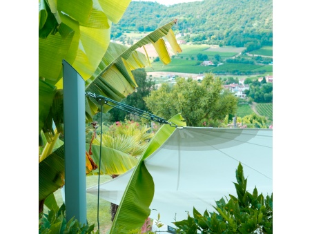 Kit Palo Alluminio per Tende a Vela Ad Altezza Variabile