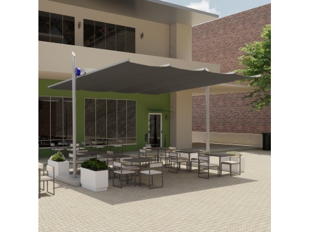 Maistra: la Prima Pergola Inclinabile ad Altezza Regolabile