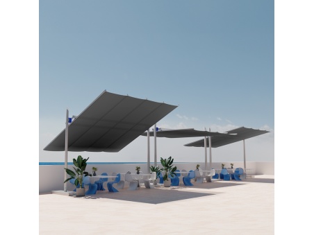 Maistra: la Prima Pergola Inclinabile ad Altezza Regolabile