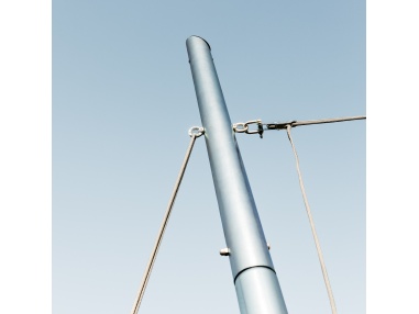 EZ Pole - Palo per vele ombreggianti con 4 punti di ancoraggio