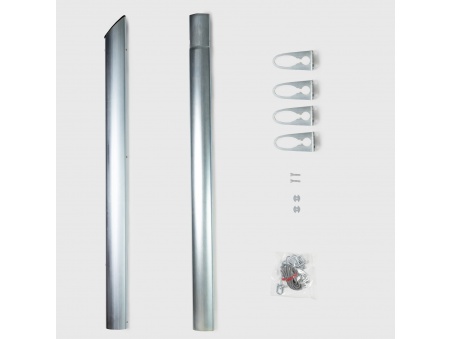 Ulisse: Palo per Vele Ombreggianti in Acciaio