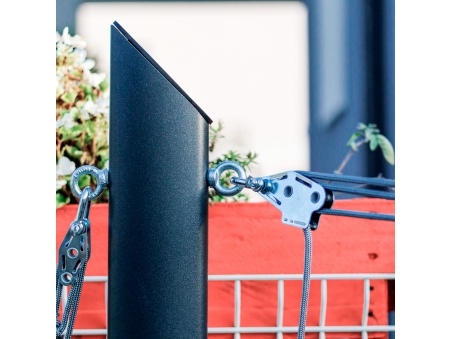 Ulisse: Palo per Vele Ombreggianti in Acciaio