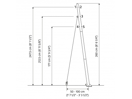 EZ Mast Inox - il Palo Inox 304 per Vele Ombreggianti