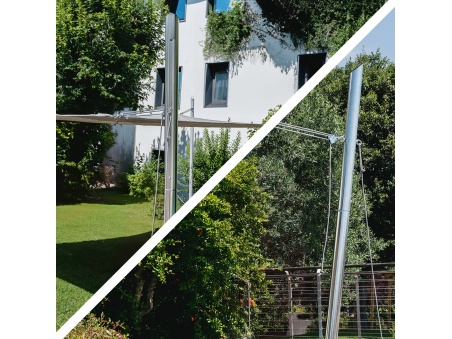 EZ Mast Inox - il Palo Inox 304 per Vele Ombreggianti