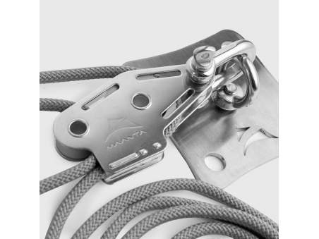 Muscle x3: Kit Ancoraggio Parete A Pulegge Tende A Vela