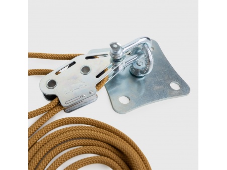 Muscle x3: Kit Ancoraggio Parete A Pulegge Tende A Vela