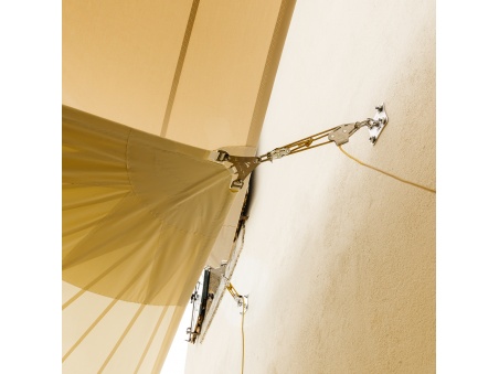 Muscle x3: Kit Ancoraggio Parete A Pulegge Tende A Vela