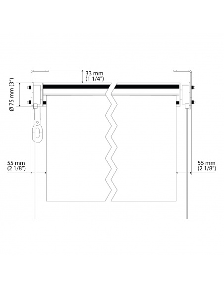 Easy Clear: Tenda a Caduta in PVC Trasparente SU MISURA