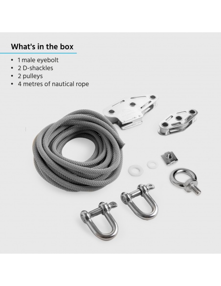 Kit Muscle Pole Aggiuntivo per Pali Vele Ombreggianti Muscle x3