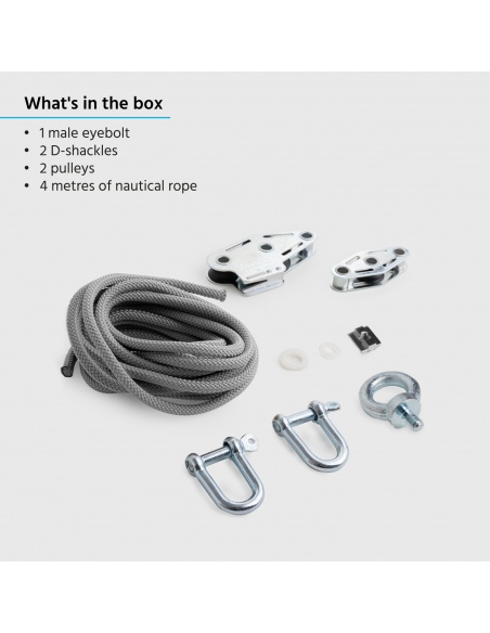 Kit Muscle Pole Aggiuntivo per Pali Vele Ombreggianti Muscle x3