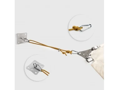 Kit Parete Cima Nautica - Ancoraggio parete con cima nautica