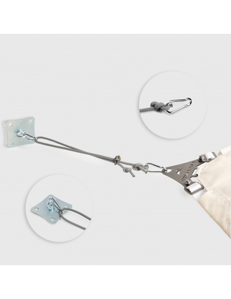 Ancoraggio Parete SimplE Per Vele Ombreggianti con Cima Nautica