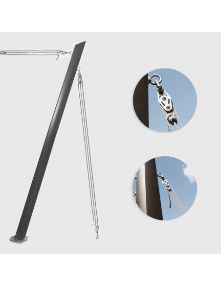 Tirante Controvento Posteriore Per Pali