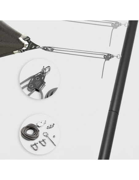 EZ Muscle x3 Pole: Kit Tensionamento Vele Ombreggianti | Maanta