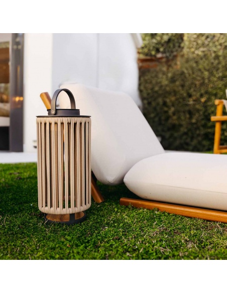 ROPE Light: Lampada da Esterno in Corda Intrecciata | Maanta