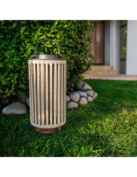 ROPE Light: Lampada da Esterno in Corda Intrecciata | Maanta