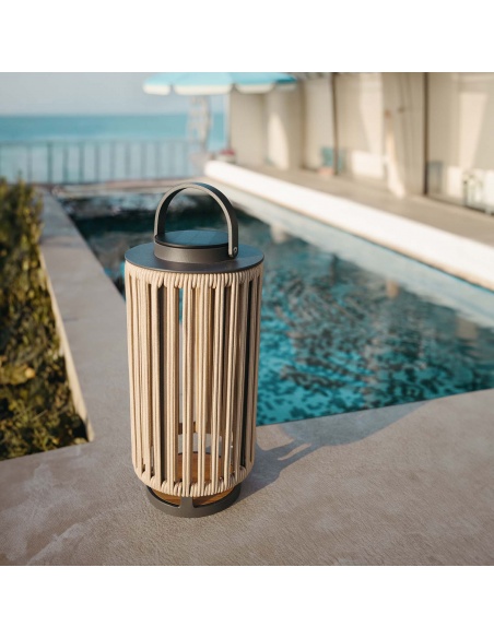 ROPE Light: Lampada da Esterno in Corda Intrecciata | Maanta