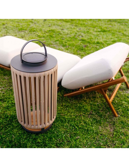 ROPE Light: Lampada da Esterno in Corda Intrecciata | Maanta