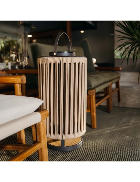 ROPE Light: Lampada da Esterno in Corda Intrecciata | Maanta