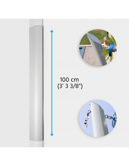 Alu Simple Extension - Prolunga per Palo Vele Ombreggianti Regolabile