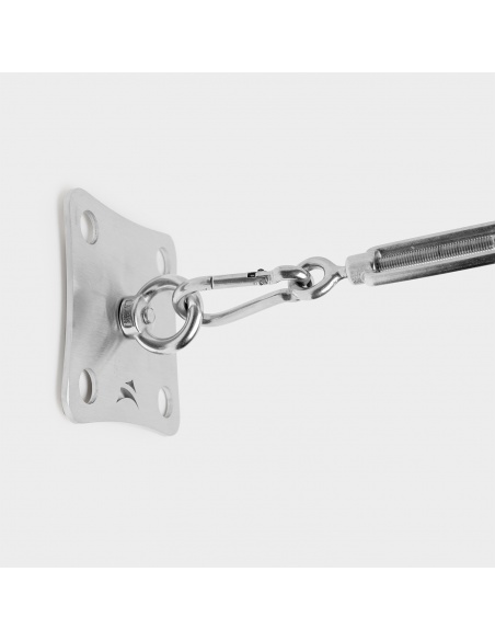 Ancoraggio a Parete con Tirante per Vele Ombreggiati