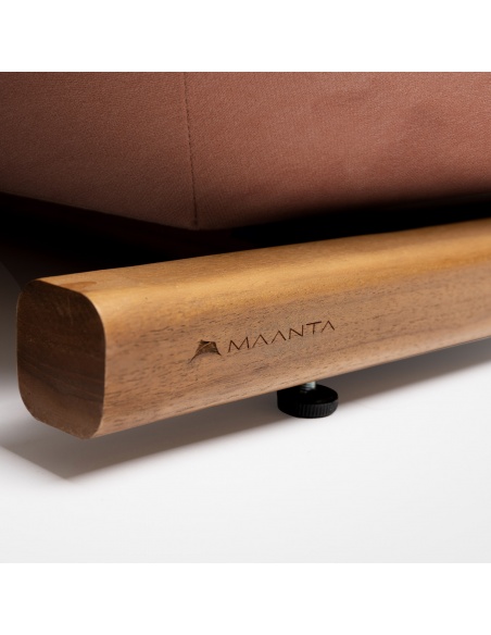 Tuga: Lettino prendisole in Teak Design Nautico Unico | Maanta