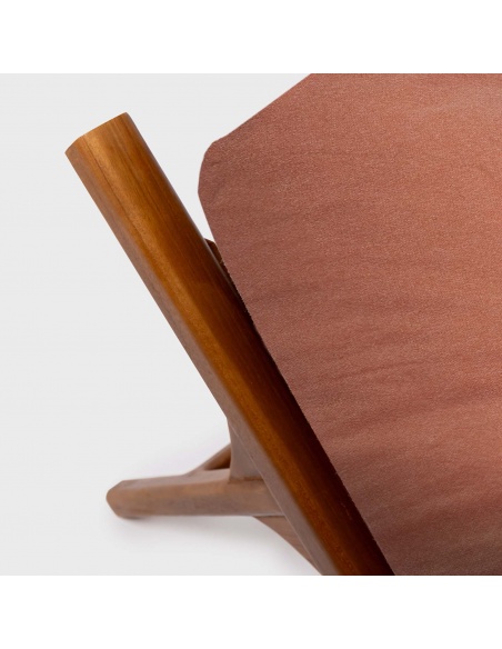 Tuga: Lettino prendisole in Teak Design Nautico Unico | Maanta