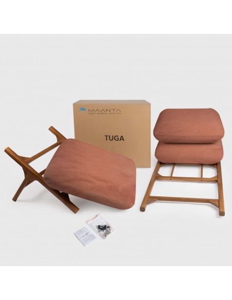 Tuga: Lettino prendisole in Teak Design Nautico Unico | Maanta