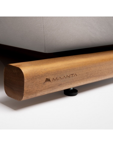 Tuga: Lettino prendisole in Teak Design Nautico Unico | Maanta