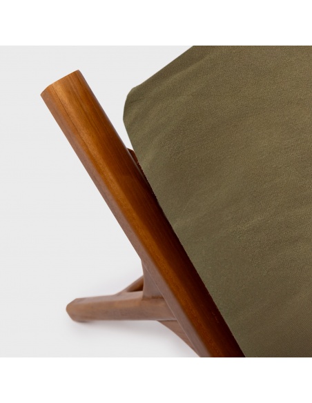 Tuga: Lettino prendisole in Teak Design Nautico Unico | Maanta