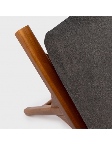 Tuga: Lettino prendisole in Teak Design Nautico Unico | Maanta