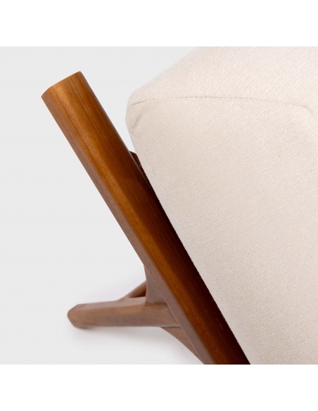 Tuga: Lettino prendisole in Teak Design Nautico Unico | Maanta