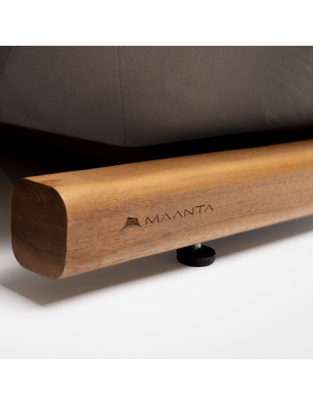 Tuga: Lettino prendisole in Teak Design Nautico Unico | Maanta