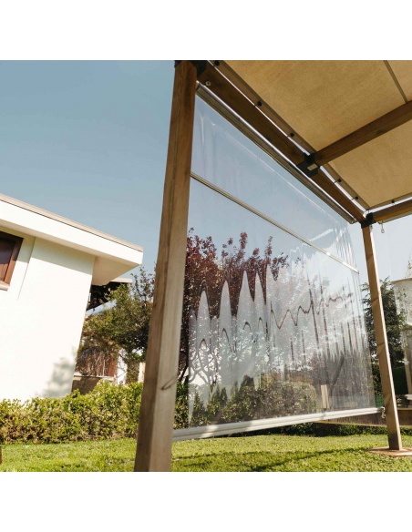 Easy Clear: Tenda a Caduta in PVC Trasparente