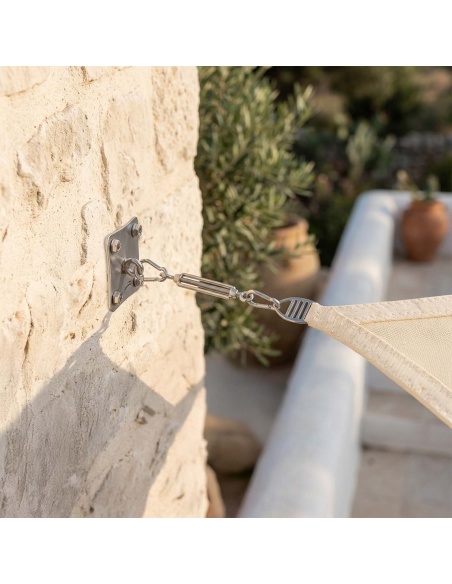 Ancoraggio a Parete con Tirante per Vele Ombreggiati