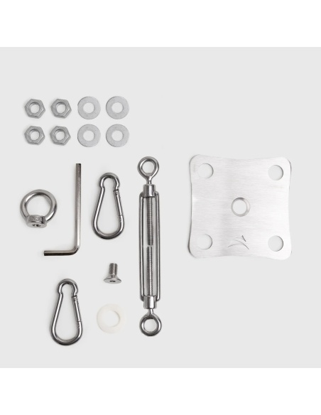 Ancoraggio a Parete con Tirante per Vele Ombreggiati