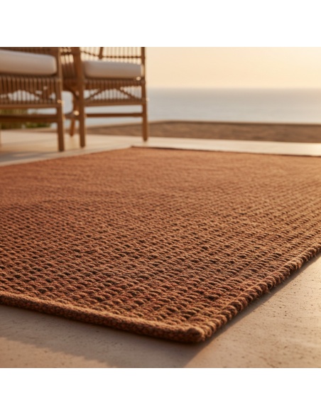 Tramelia: il Tappeto da Esterno Intrecciato a Mano