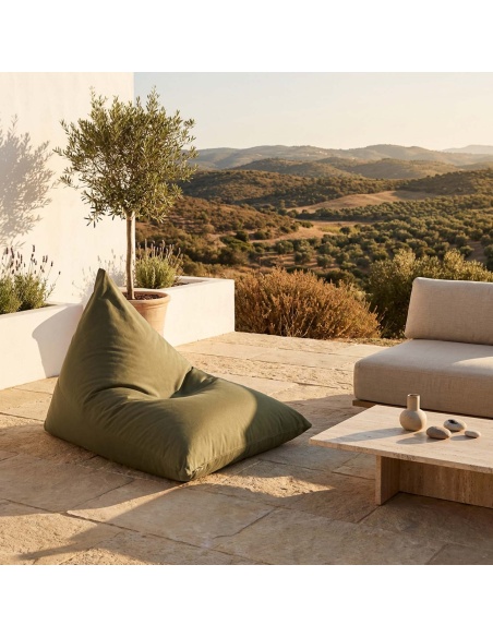 Thera: Pouf da Esterno in Bouclé di Polipropilene