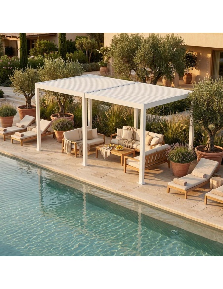 Lyra T6: Pergola Bioclimatica con 6 Tecnologie Uniche