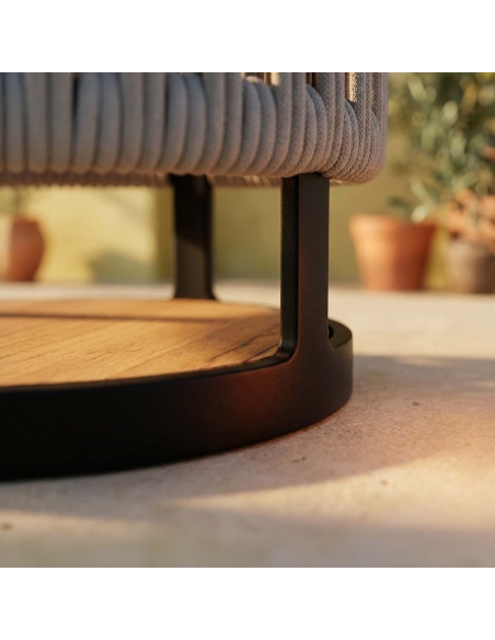 Marinea: Lampada da Esterno in Corda Intrecciata