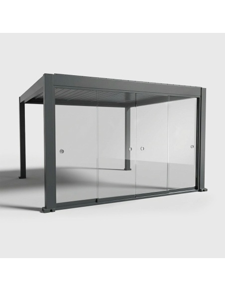 Vetrate Scorrevoli per Lyra T6 - Pergola Chiusa con Vetri