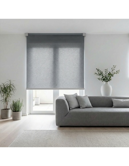 Recta: Tenda a Rullo con Piastra Design Geometrico