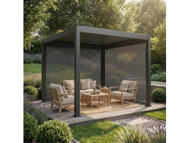 Manual Zip Screen - Chiusura ZIP per Pergola Lyra T6