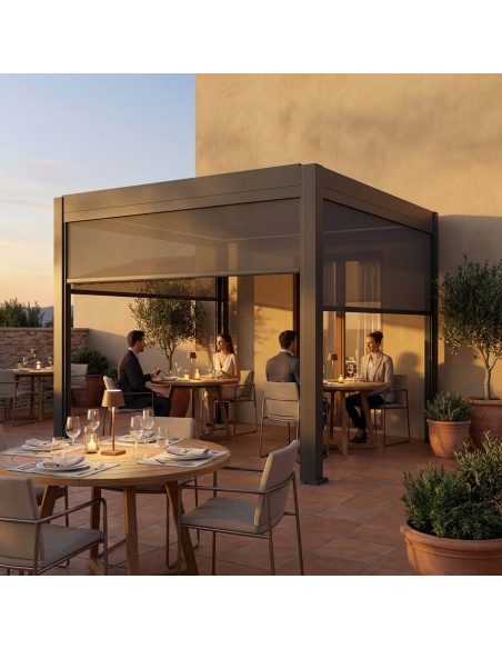 Manual Zip Screen - Chiusura ZIP per Pergola Lyra T6