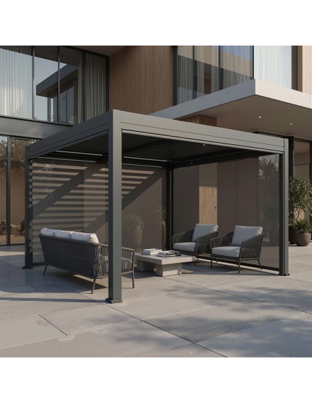 Manual Zip Screen - Chiusura ZIP per Pergola Lyra T6