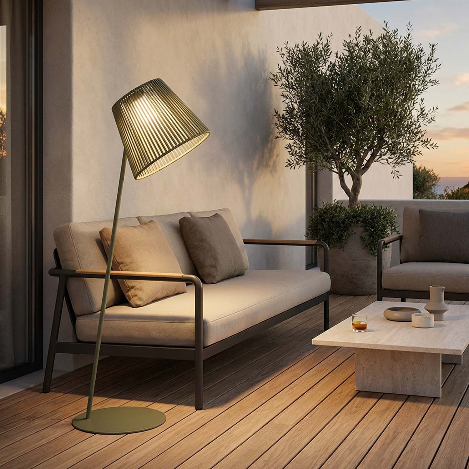 Ropelle: Lampada Solare Design da Esterno alta 160 cm