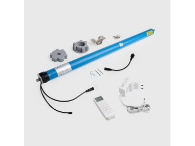 Kit Motore + Caricabatterie 12v + Telecomando per Tende a Caduta