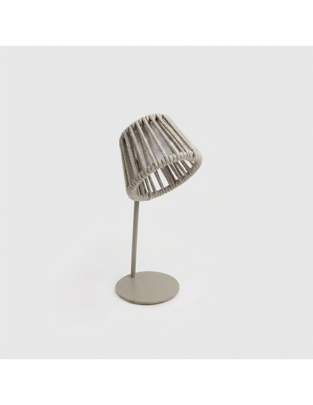 Mini Ropelle: Lampada da Tavolo Ricaricabile in Corda Olefin