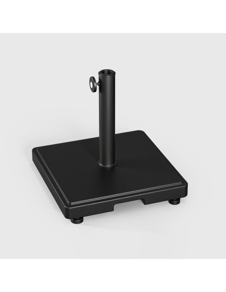Base ombrellone quadrata cemento 20kg - Compatibile con Klika e Lybra